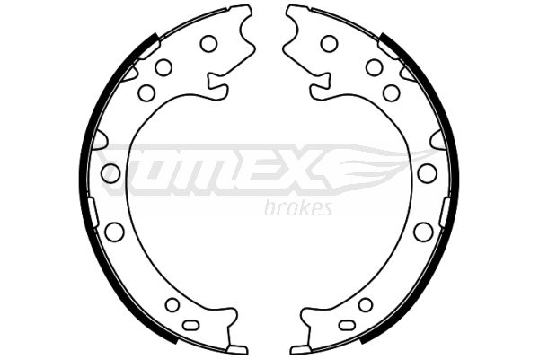 TOMEX BRAKES Комплект тормозных колодок TX 22-52